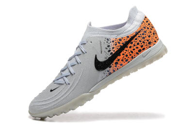 Nike Phantom GX 2 Elite TF Low-Tops Football Shoes - Grey/Black/Leopard