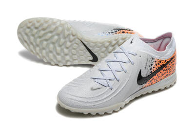 Nike Phantom GX 2 Elite TF Low-Tops Football Shoes - Grey/Black/Leopard