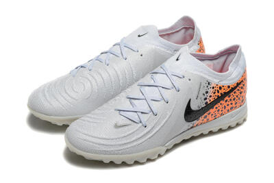 Nike Phantom GX 2 Elite TF Low-Tops Football Shoes - Grey/Black/Leopard
