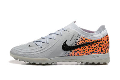 Nike Phantom GX 2 Elite TF Low-Tops Football Shoes - Grey/Black/Leopard