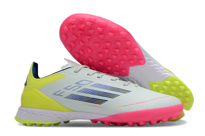 Adidas F50 Pro TF Low-Tops Football Shoes - Almost Blue/Semi Lucid Blue/Semi Solar Yellow