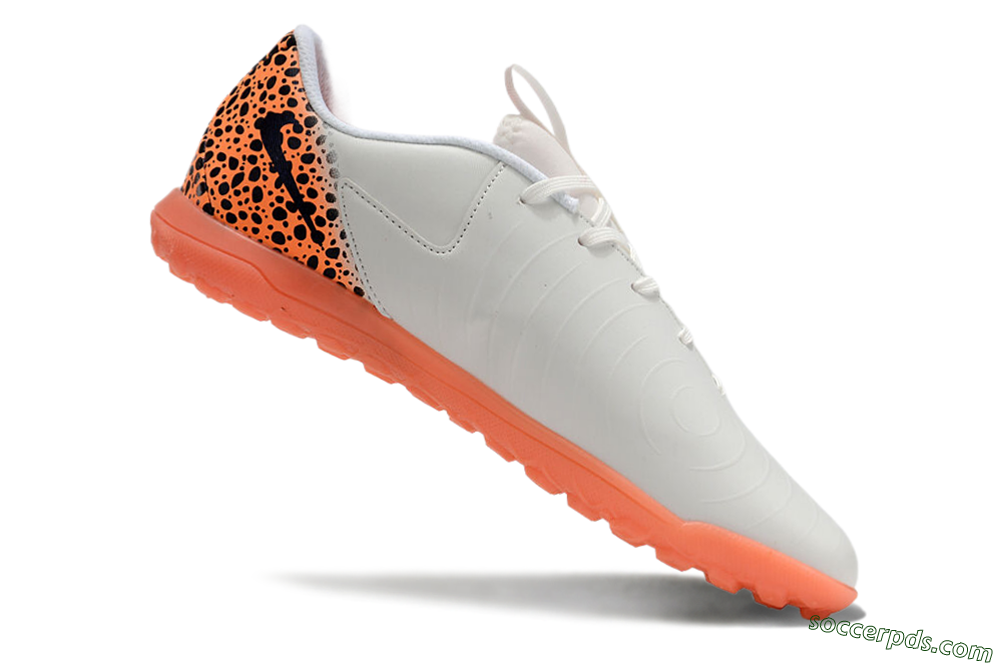 Nike Jr. Phantom GX 2 Academy TF Low-Tops Football Shoes - White/Black/Leopard 4