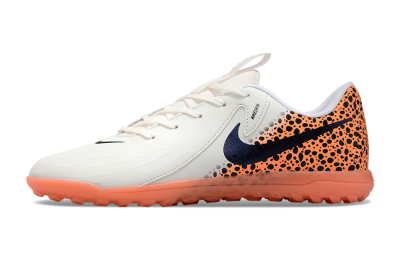Nike Jr. Phantom GX 2 Academy TF Low-Tops Football Shoes - White/Black/Leopard