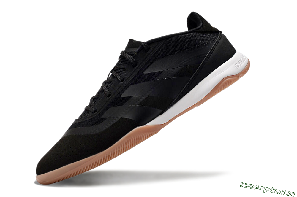 Adidas Predator Elite 24 IC Low-Tops Football Shoes - Black/White/Brown 5