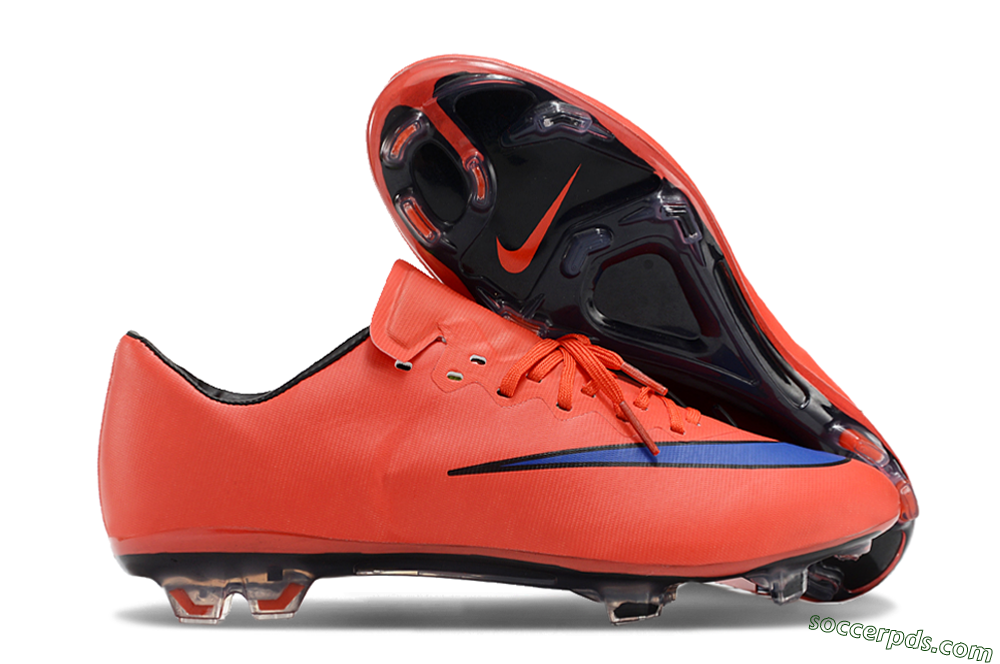 Nike Mercurial Vapor 10 FG Low-Tops Football Boots - Red/Blue/Black 1