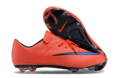 Nike Mercurial Vapor 10 FG Low-Tops Football Boots - Red/Blue/Black