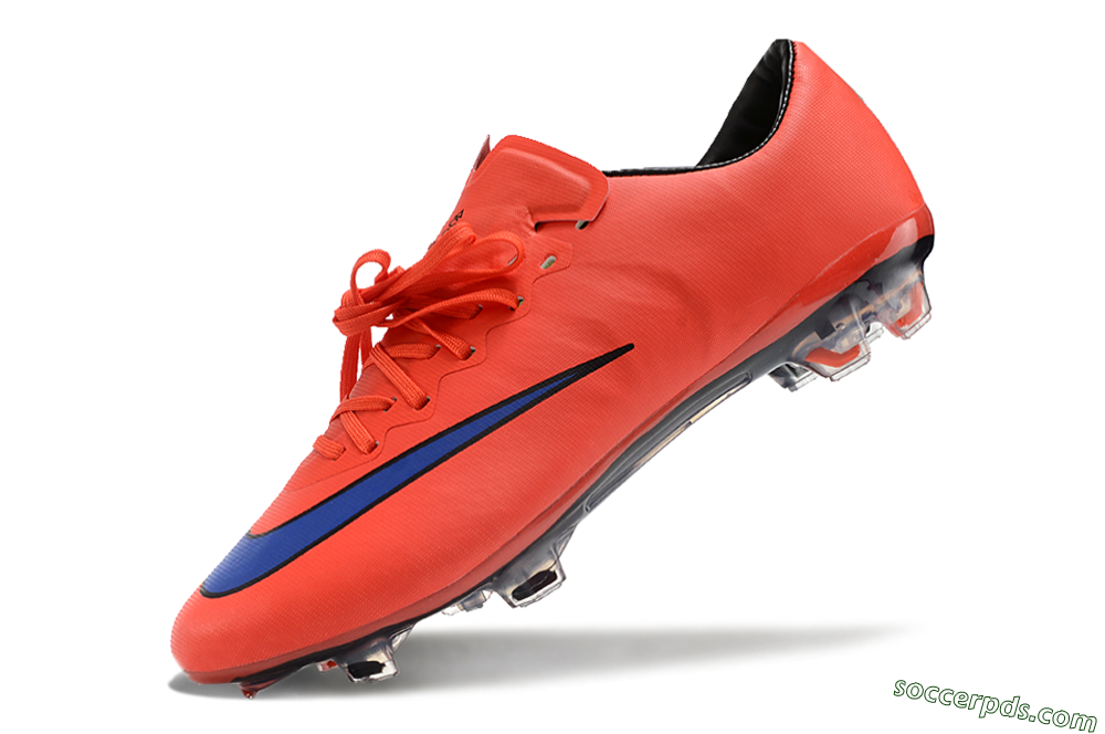 Nike Mercurial Vapor 10 FG Low-Tops Football Boots - Red/Blue/Black 5