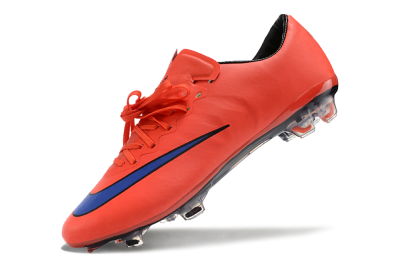 Nike Mercurial Vapor 10 FG Low-Tops Football Boots - Red/Blue/Black