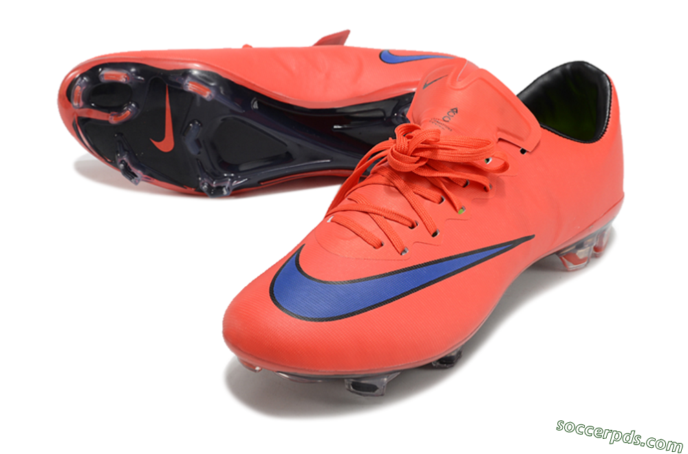Nike Mercurial Vapor 10 FG Low-Tops Football Boots - Red/Blue/Black 3