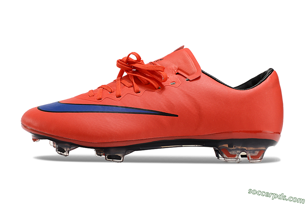 Nike Mercurial Vapor 10 FG Low-Tops Football Boots - Red/Blue/Black 2
