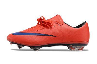 Nike Mercurial Vapor 10 FG Low-Tops Football Boots - Red/Blue/Black