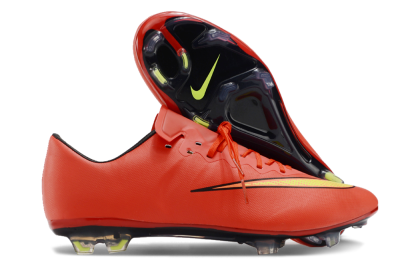 Nike Mercurial Vapor 10 FG Low-Tops Football Boots - Red/Yellow/Black
