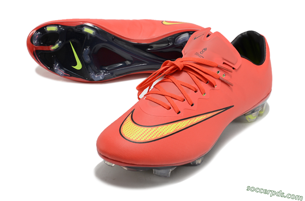 Nike Mercurial Vapor 10 FG Low-Tops Football Boots - Red/Yellow/Black 3