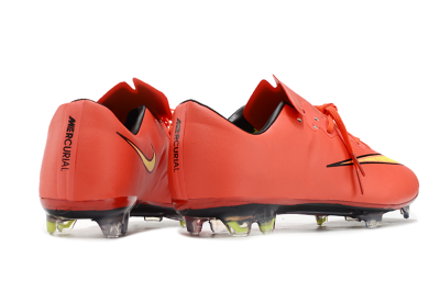 Nike Mercurial Vapor 10 FG Low-Tops Football Boots - Red/Yellow/Black