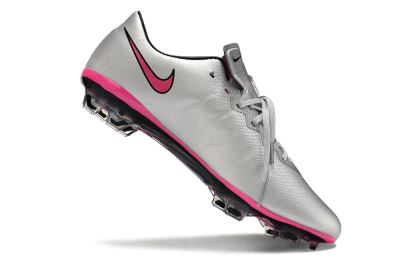 Nike Mercurial Vapor 10 FG Low-Tops Football Boots - Silver/Pink/Black
