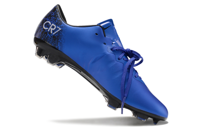 Nike Mercurial Vapor 10 FG Low-Tops Football Boots - Blue/White/Black