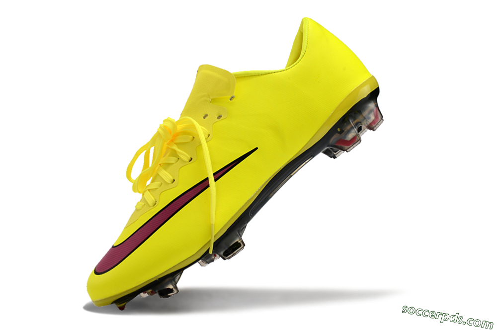 Nike Mercurial Vapor 10 FG Low-Tops Football Boots - Yellow/Black/Red 5