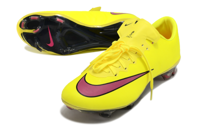 Nike Mercurial Vapor 10 FG Low-Tops Football Boots - Yellow/Black/Red