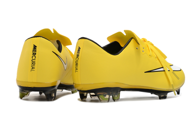 Nike Mercurial Vapor 10 FG Low-Tops Football Boots - Yellow/White/Black