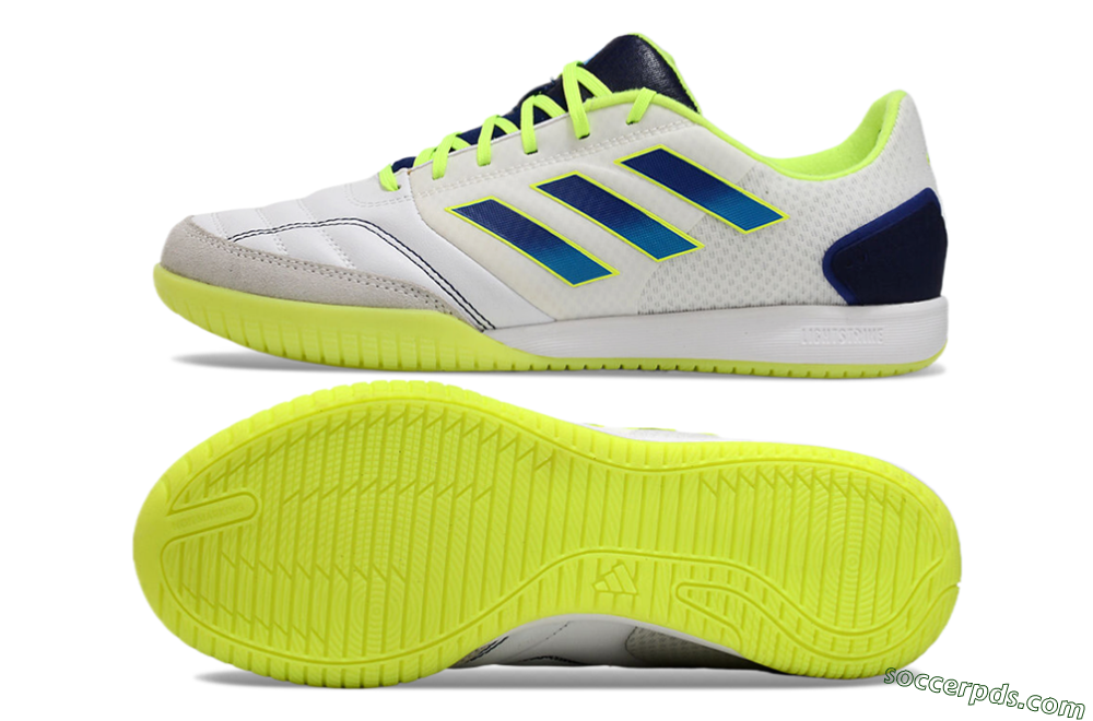 Adidas Top Sala Competition IC Low-Tops Football Shoes - White/Blue/Yellow 0