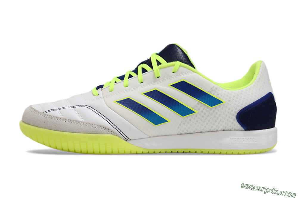 Adidas Top Sala Competition IC Low-Tops Football Shoes - White/Blue/Yellow 2