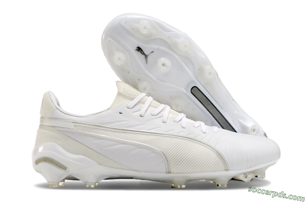 Puma Ultra Ultimate AG Low-Tops Football Boots - White/Beige 1