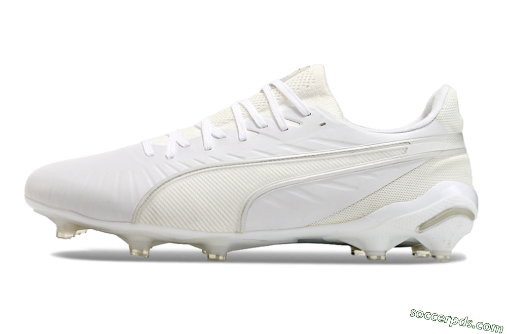 Puma Ultra Ultimate AG Low-Tops Football Boots - White/Beige 2