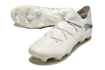 Puma Future 7 Ultimate FG Low-Tops Football Boots - Beige/Silver