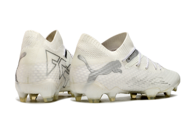 Puma Future 7 Ultimate FG Low-Tops Football Boots - Beige/Silver