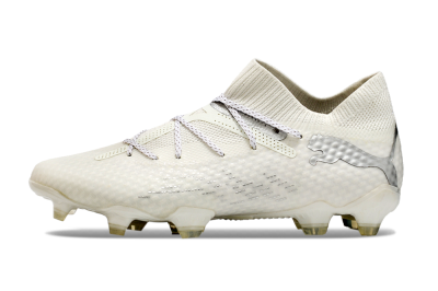 Puma Future 7 Ultimate FG Low-Tops Football Boots - Beige/Silver