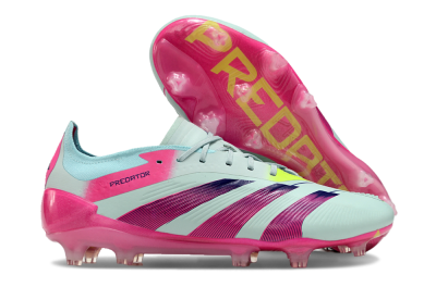 Adidas Predator Elite 24 FG Low-Tops Football Boots - Jade/Purple/Pink