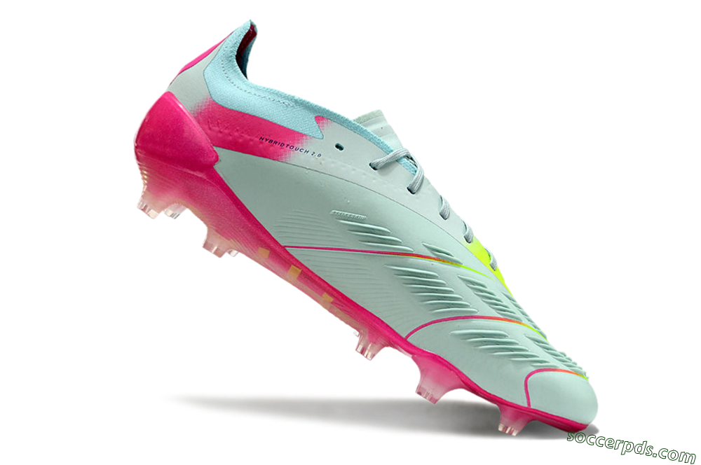 Adidas Predator Elite 24 FG Low-Tops Football Boots - Jade/Purple/Pink 4