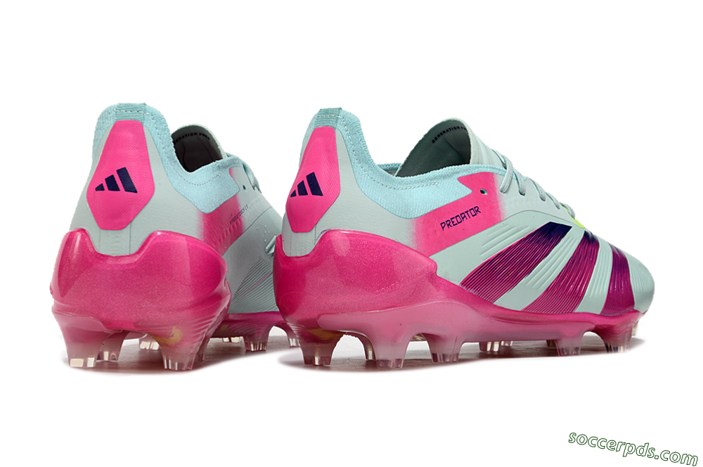 Adidas Predator Elite 24 FG Low-Tops Football Boots - Jade/Purple/Pink 6