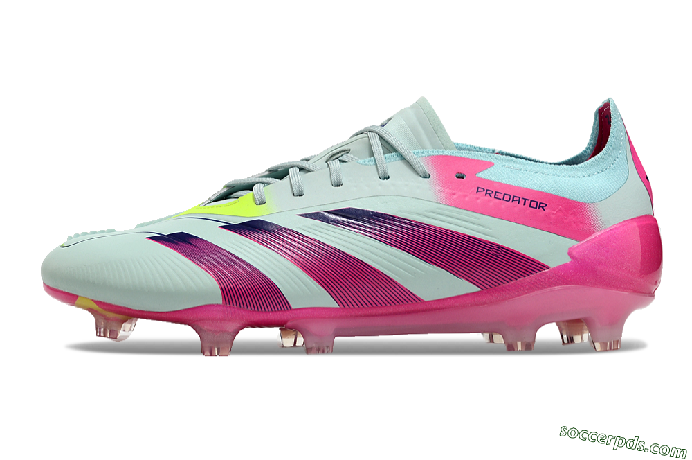 Adidas Predator Elite 24 FG Low-Tops Football Boots - Jade/Purple/Pink 2