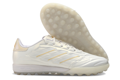 Adidas Copa Pure.3 TF Low-Tops Football Shoes - White/Gold/Beige
