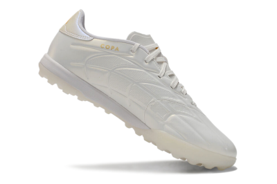 Adidas Copa Pure.3 TF Low-Tops Football Shoes - White/Gold/Beige