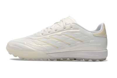 Adidas Copa Pure.3 TF Low-Tops Football Shoes - White/Gold/Beige