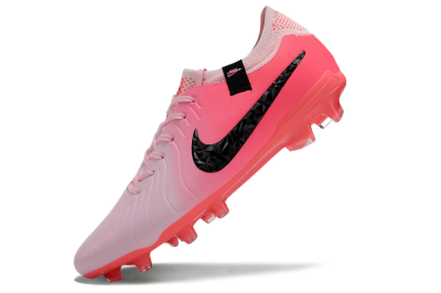 Nike Tiempo Legend 10 Elite AG Low-Tops Football Shoes - Pink Foam/Black