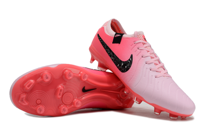 Nike Tiempo Legend 10 Elite AG Low-Tops Football Shoes - Pink Foam/Black