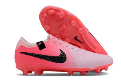 Nike Tiempo Legend 10 Elite AG Low-Tops Football Shoes - Pink Foam/Black