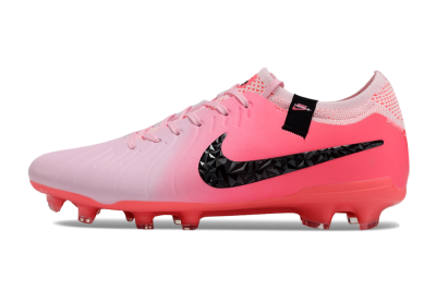 Nike Tiempo Legend 10 Elite AG Low-Tops Football Shoes - Pink Foam/Black