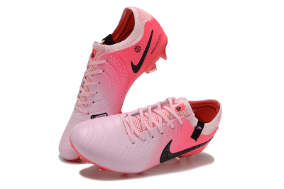 Nike Tiempo Legend 10 Elite AG Low-Tops Football Shoes - Pink Foam/Black