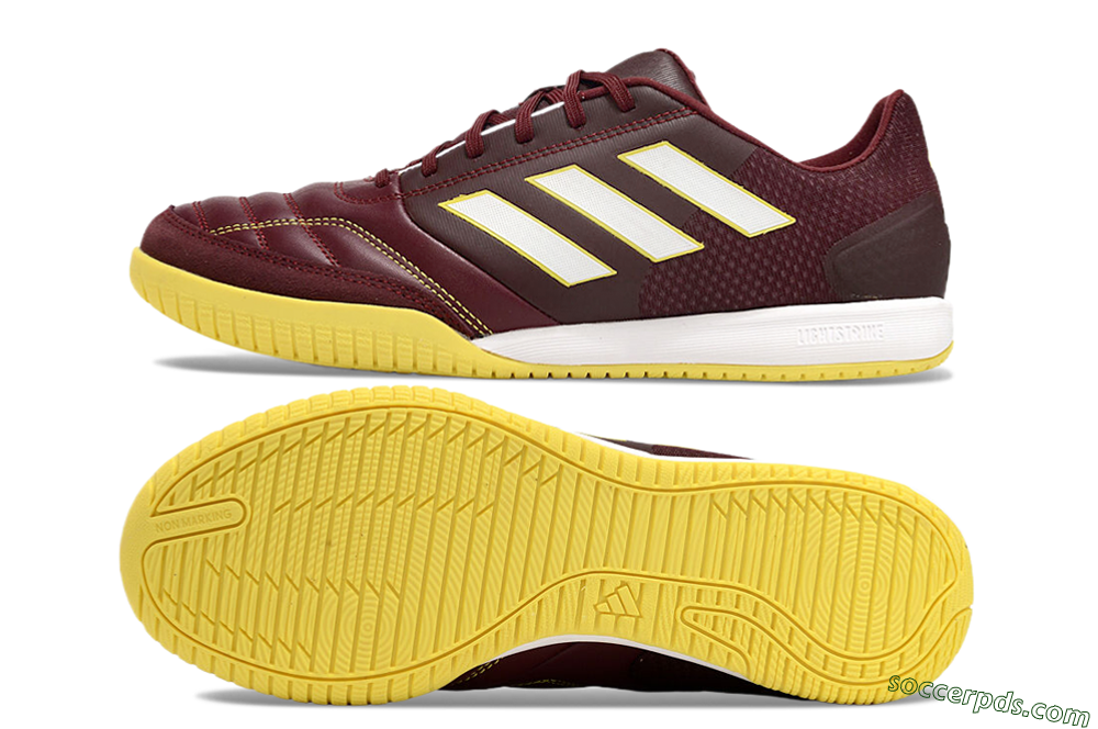 Adidas Top Sala IC Low-Tops Football Shoes - Red/White/Yellow 0
