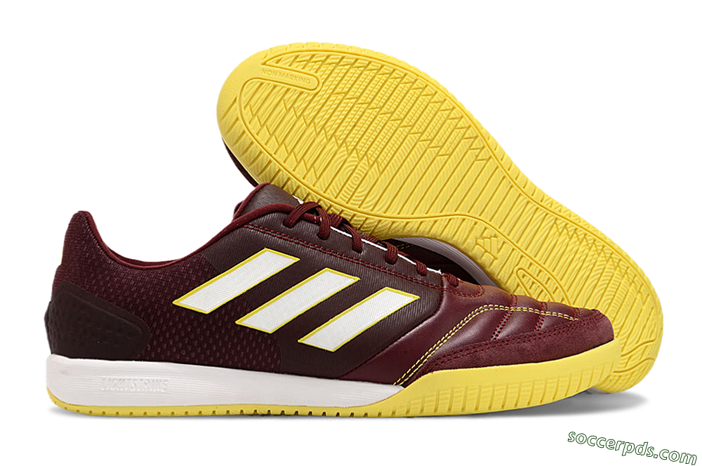 Adidas Top Sala IC Low-Tops Football Shoes - Red/White/Yellow 1