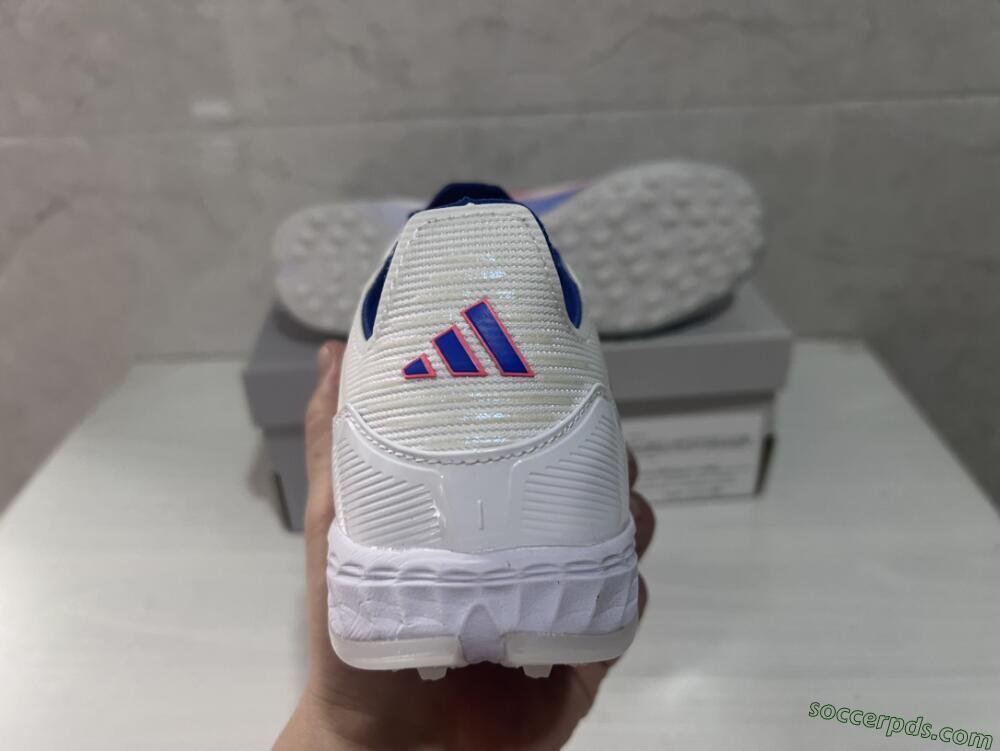 Adidas F50 Pro TF Low-Tops Football Shoes - Blue/Red/Beige