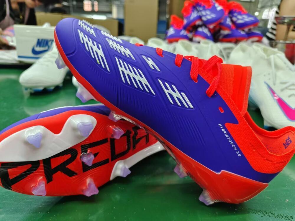 Adidas Predator Elite FG Low-Tops Football Boots - Blue/White/Red