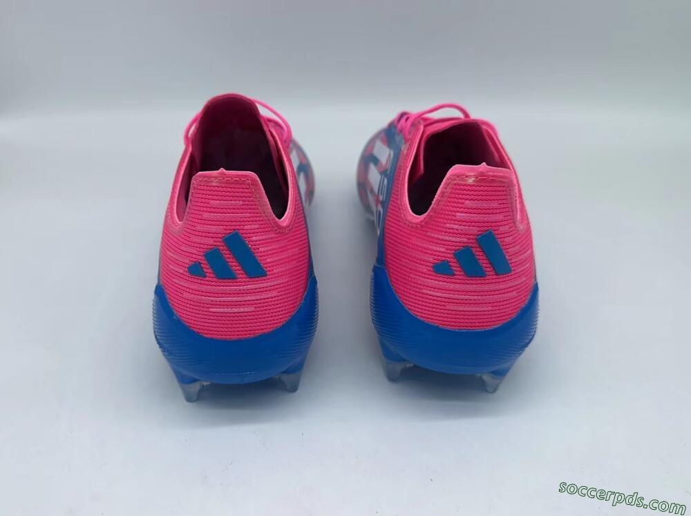 Adidas F50 Elite FG Low-Tops Football Boots - Pink/Blue/White