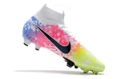 Nike Mercurial Superfly 7 Elite FG High-Tops Football Boots - Yellow/Pink/Blue