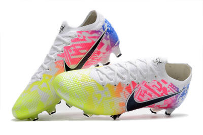 Nike Mercurial Vapor 13 Elite FG Low-Tops Football Boots - Yellow/Pink/Blue