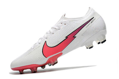 Nike Mercurial Vapor 13 Elite FG Low-Tops Football Boots - White/Red/Blue